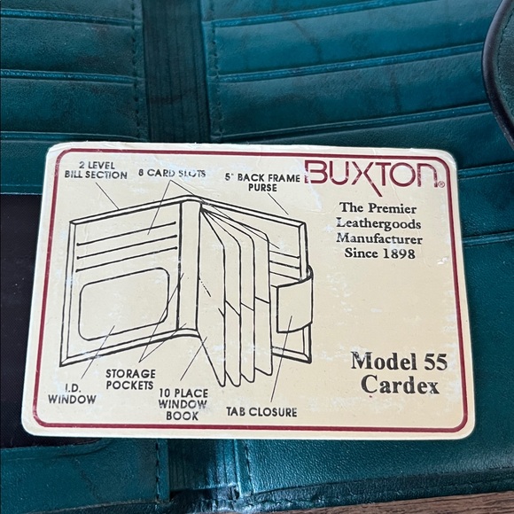 Buxton Leather Women’s Wallets green top grain cowhide - Picture 6 of 8